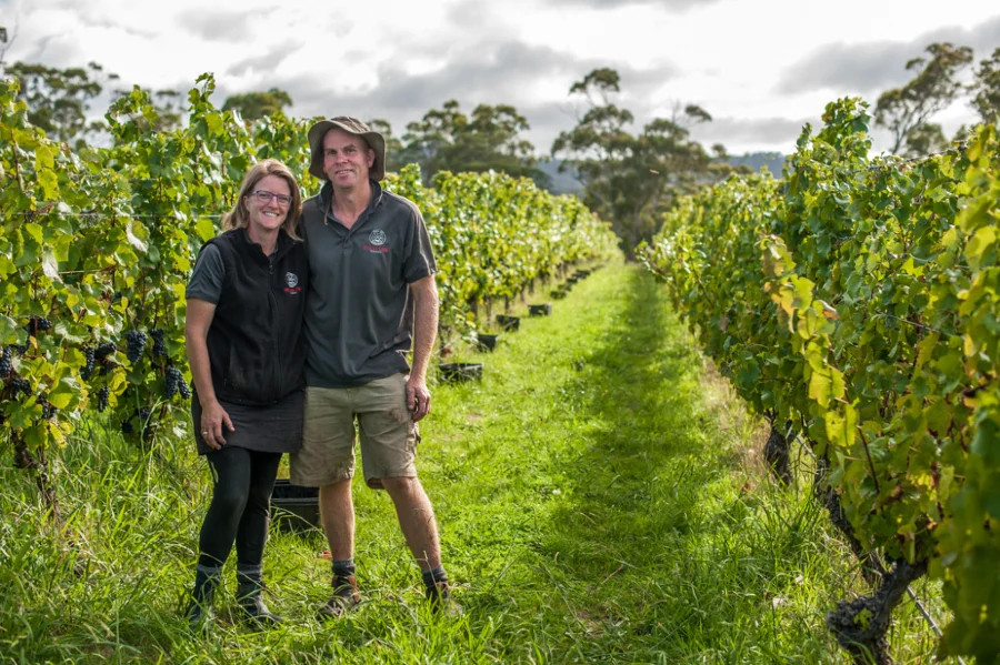 Bec and Tim Duffy. Image: Chris Crerar