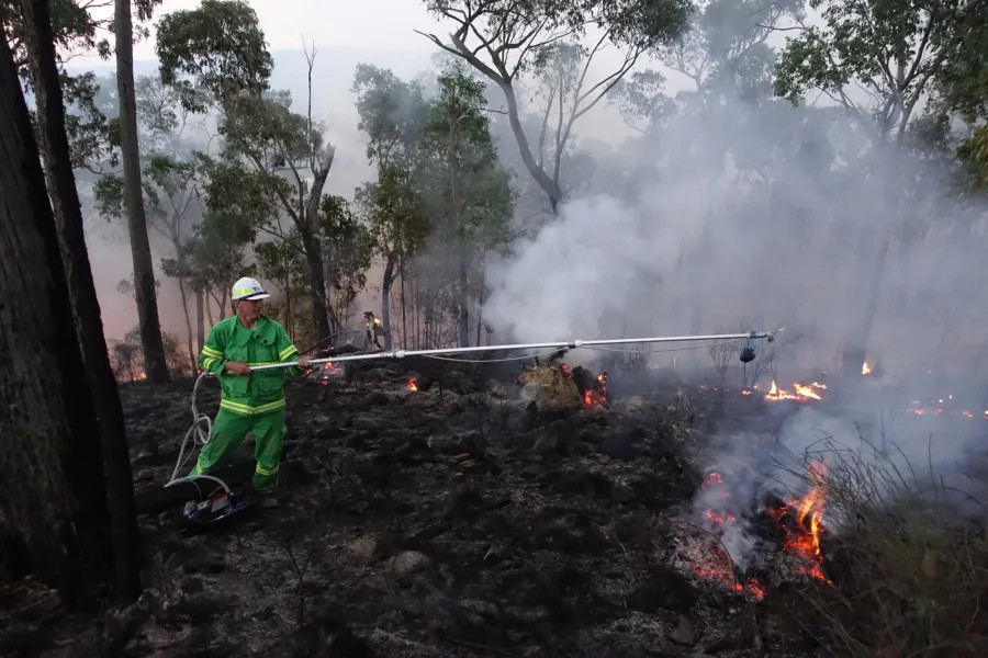 Controlled burn. Image: Ian Porter