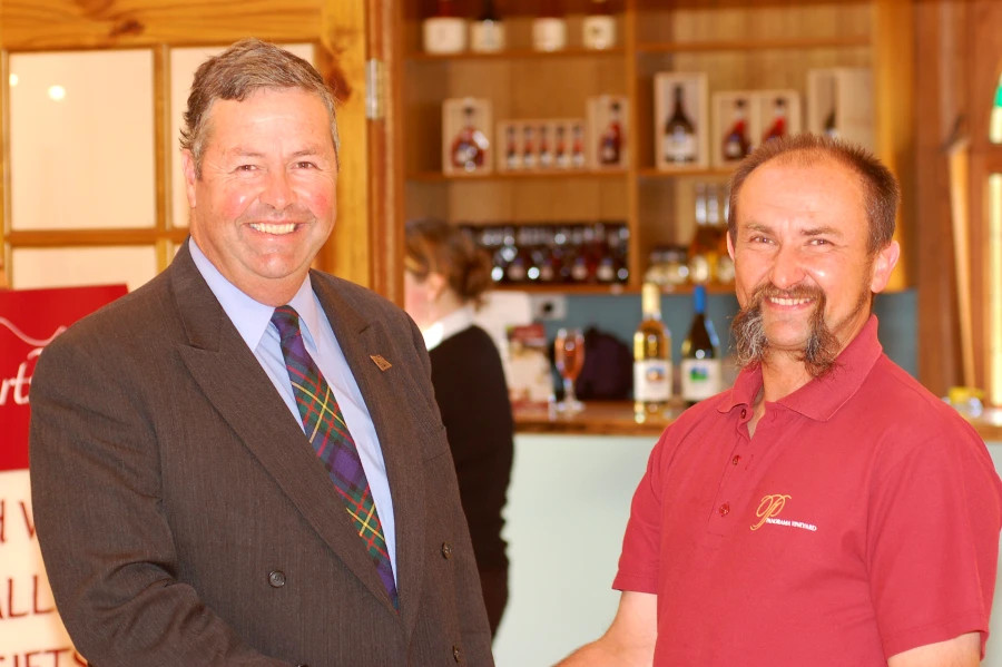 All smiles with Panorama's Michael Vishacki