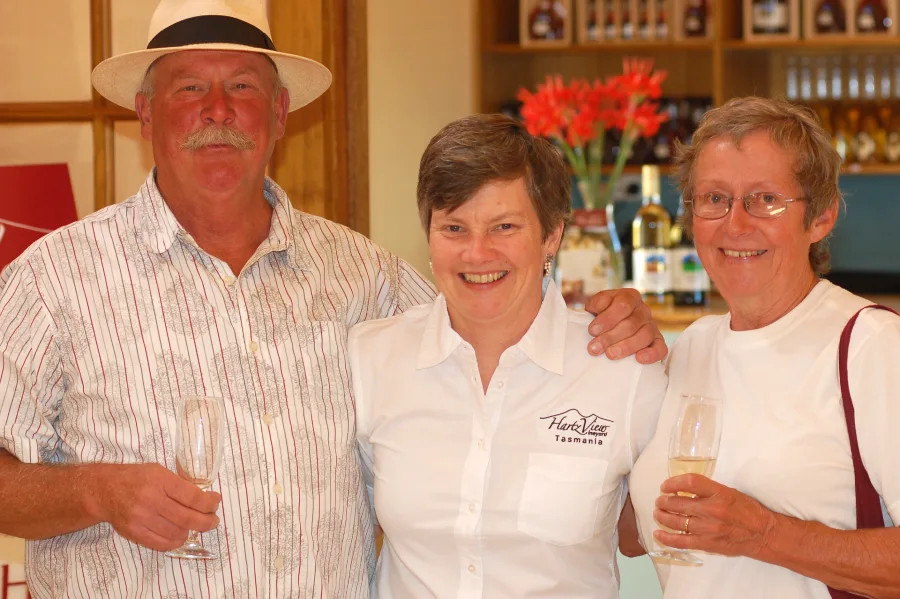 Sharing the occasion with Eric and Jette Phillips, Elsewhere Vineyard founders